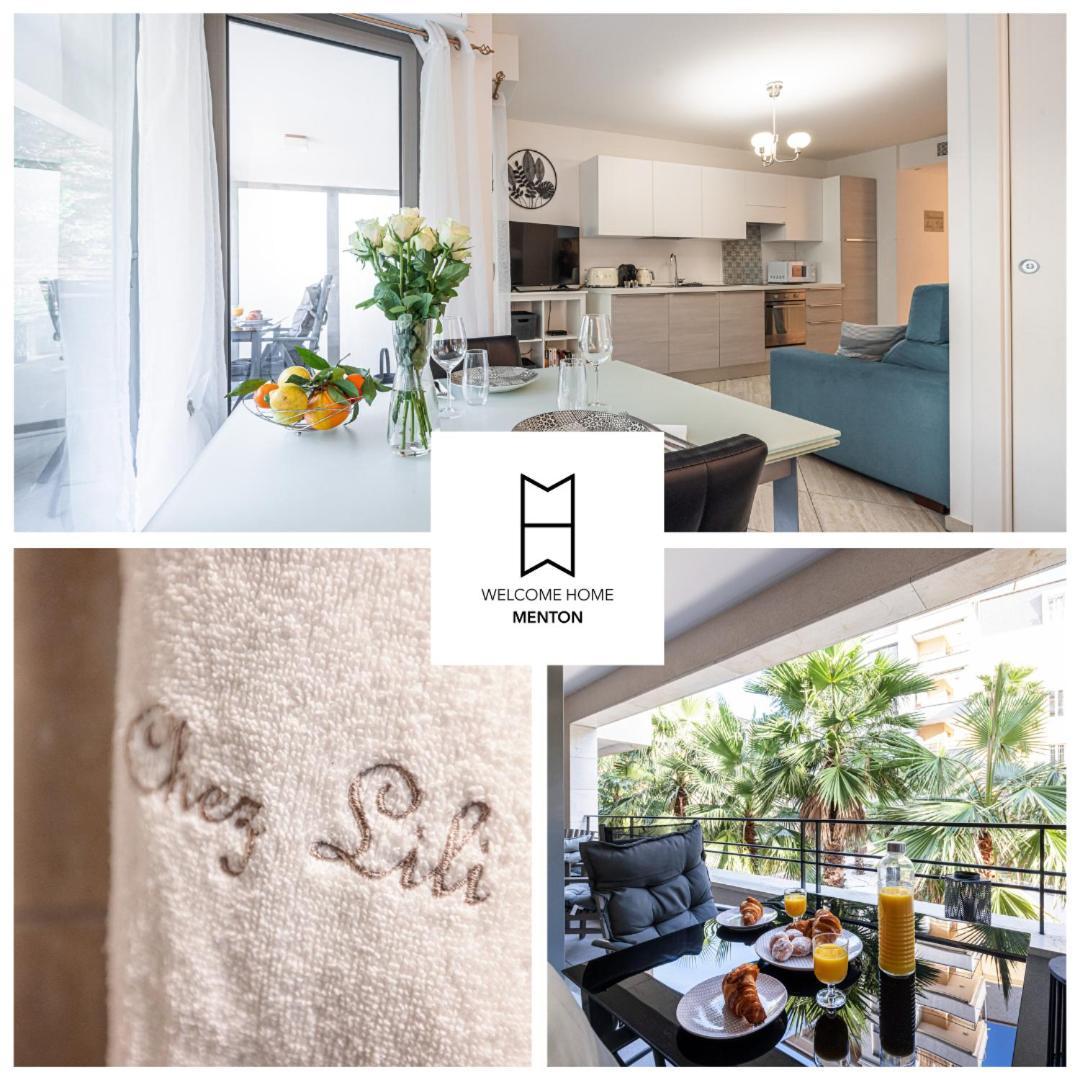 Studio Centre Terrasse Climatisation 50M Plage ม็องตง ภายนอก รูปภาพ